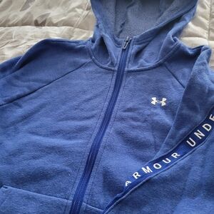 Under Armour Blue Full-Zip Kids Hoodie Jacket
